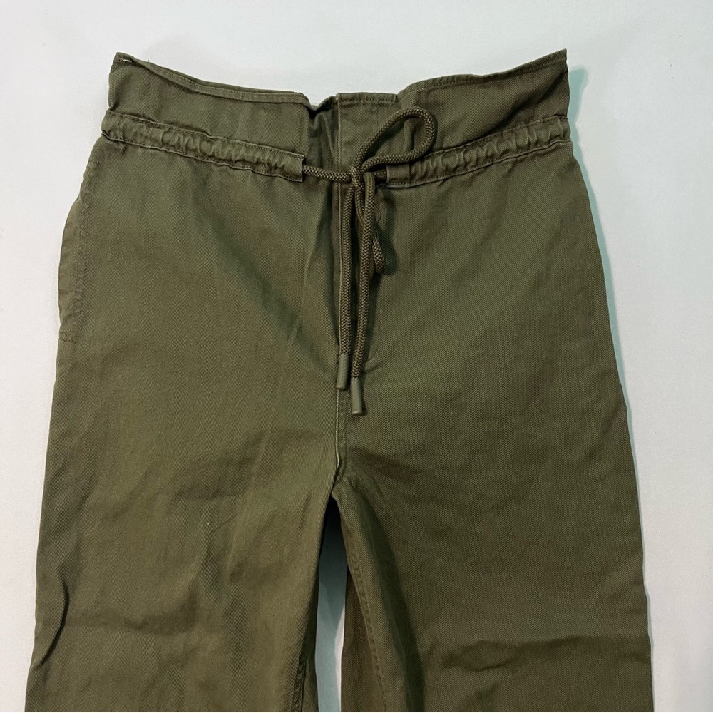Future Collective Jenny K Lopez pants 8 Eyelet Loose baggy High rise waist Olive - Picture 3 of 10